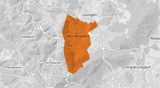 Mietspiegelkarte Neu Anspach
